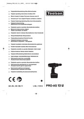 Toolson PRO-AS 12 Li Manual De Instrucciones Original