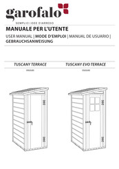 garofalo TUSCANY EVO TERRACE V50.05.005 Manual De Usuario