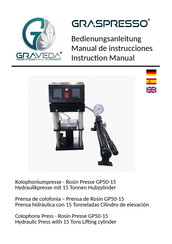 GRAVEDA GRASPRESSO GP50-15 Manual De Instrucciones