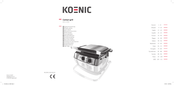 Koenic KCG 200 Manual De Instrucciones