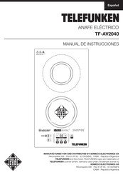 Telefunken TF-AV2040 Manual De Instrucciones
