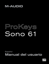 M-Audio ProKeys Sono 61 Manual Del Usuario