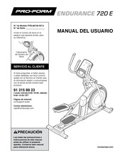 Pro-Form PFEL89720-INT.2 Manual Del Usuario