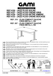 Gami JAZZ PLUS CHENE BOCAGE K33 Manual Del Usuario