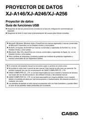 Casio XJ-A246 Guía De Funciones