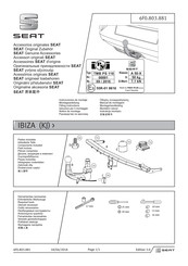 Seat 6F0.803.881 Instrucciones De Montaje