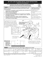 Kenmore ELITE 790.3670 Serie Instrucciones De Instalación