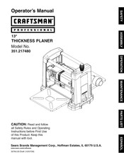 Craftsman professional 351.217480 Manual Del Operador