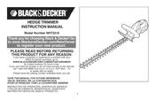 Black and Decker NHT2218 Manual De Instrucciones