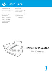 HP DeskJet Plus 4100 All-in-One Serie Guia De Instalacion