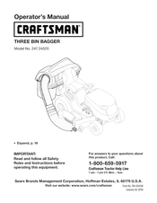 Craftsman 247.24020 Manual Del Operador