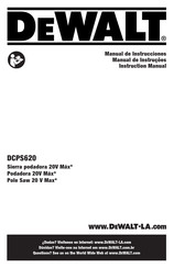 DeWalt DCPS620 Manual De Instrucciones