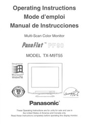 Panasonic TX-M9T55 Manual De Instrucciones