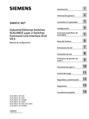 Siemens SIMATIC NET SCALANCE XF-200G Manual De Configuración