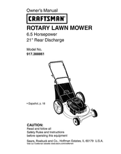 Craftsman 917.388861 Manual Del Propietário