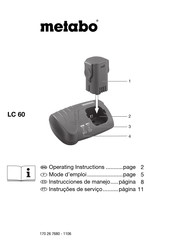 Metabo LC 60 Instrucciones De Manejo
