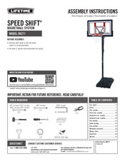 Lifetime SPEED SHIFT 90271 Instrucciones De Ensamblaje