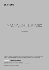 Samsung UBD-K8500 Manual Del Usuario