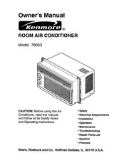 Kenmore 78053 Manual Del Propietário