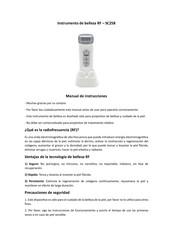 tekkiwear SC258 Manual De Instrucciones