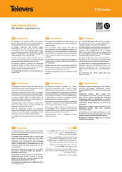 Televes T-0X Serie Manual Del Usuario