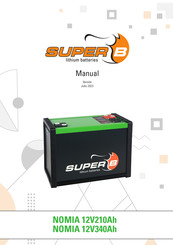 Super B NOMIA 12V340Ah Manual