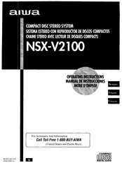 Aiwa NSX-V2100 Manual De Instrucciones