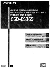 Aiwa CSD-ES365 Manual De Instrucciones