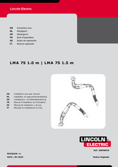 Lincoln Electric LMA 75 1.0 m Manual De Instalación Y De Uso