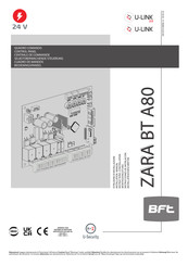 Bft ZARA BT A80 Instrucciones De Instalación