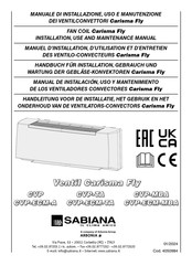 Arbonia Sabiana Carisma Fly CVP-ECM-MBA Manual De Instalación, Uso Y Mantenimiento