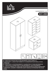 HOMCOM 831-090 Instrucciones De Montaje