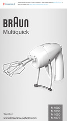 Braun Multiquick M 1070 Manual Del Usuario