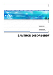 Samsung SAMTRON 98BDF Manual