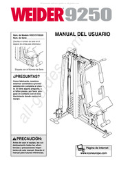 ICON WEIDER 9250 Manual Del Usuario