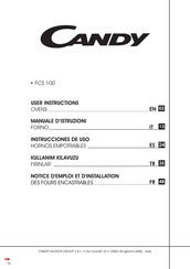 Candy FCS 100 Instrucciones De Uso