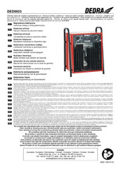 DEDRA DED9925 Manual De Instrucciones Con La Carta De Garantía