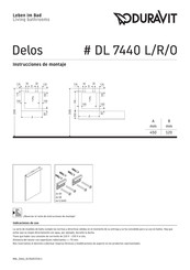 DURAVIT DL 7440 R Instrucciones De Montaje