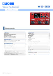 Boss VE-22 Manual De Referencia