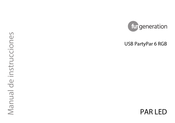 Fun Generation USB PartyPar 6 RGB Manual De Instrucciones