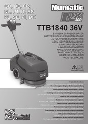 Numatic TTB1840 Traducción Del Manual De Uso Original