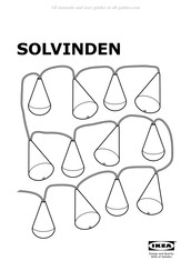 IKEA SOLVINDEN Manual Del Usuario