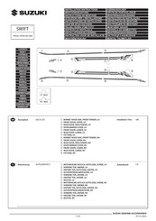 Suzuki 99230-70T00-002 Instrucciones De Instalación