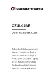 Conceptronic OZUL04BE Guía De Instalación Rápida