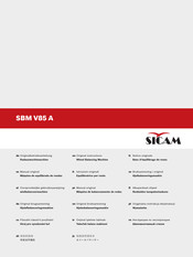 Sicam SBM V85 A Manual Original