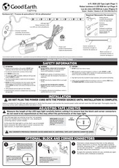 Good Earth Lighting AC1358-RGB-06LF0-G Manual Del Usuario