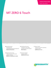 Beissbarth MT ZERO 6 Touch Manual De Instrucciones