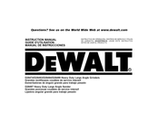 DeWalt D28497 Manual De Instrucciones