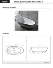 Klipen TINA DHARMA III KI35BL003 Manual De Instalación