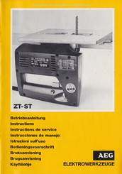 AEG ZT-ST Instrucciones De Manejo